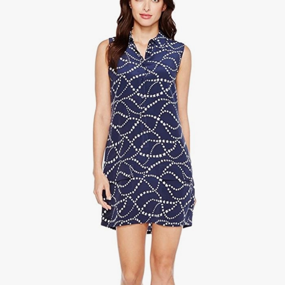 Equipment Lucinda star print dress
